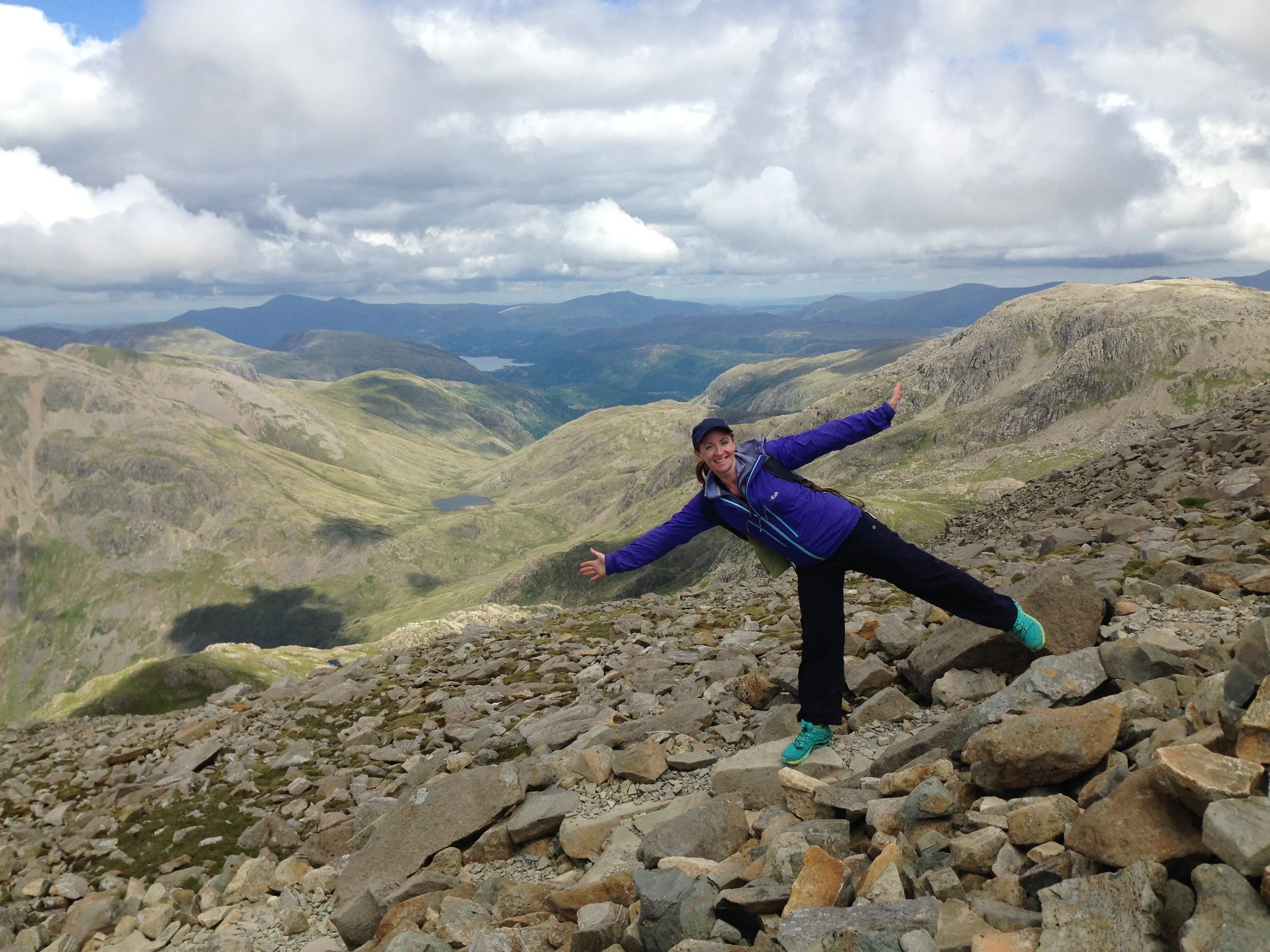 Summit of Scafell Pike Mountain