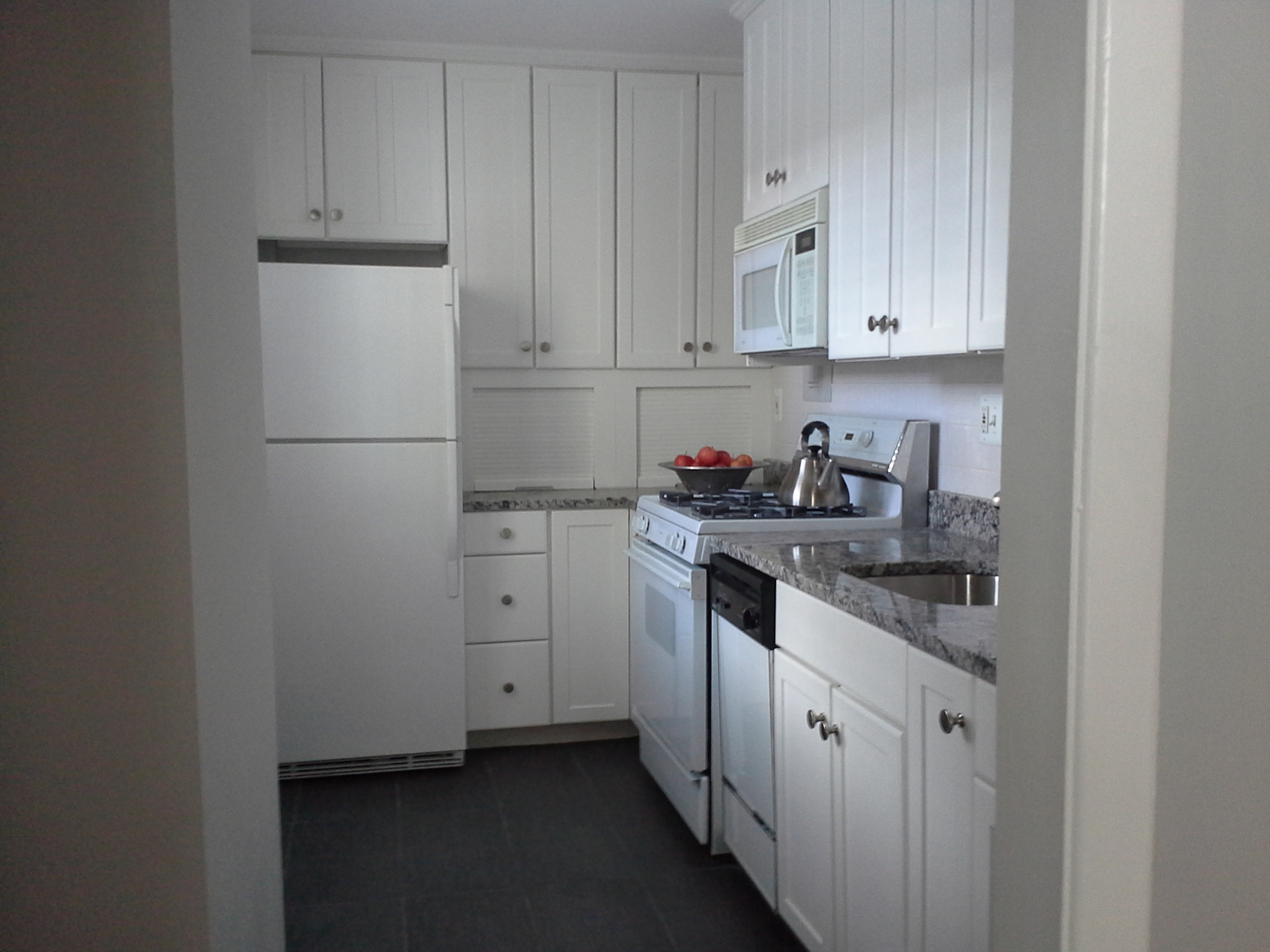 We locate all kitchen cabinets and appliances including refrigerators, sinks, islands and stoves.