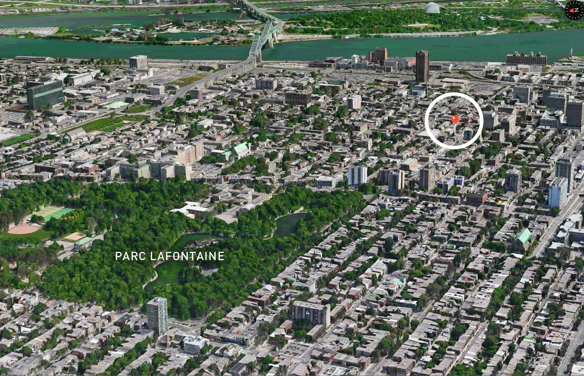 Au sud du Parc Lafontaine