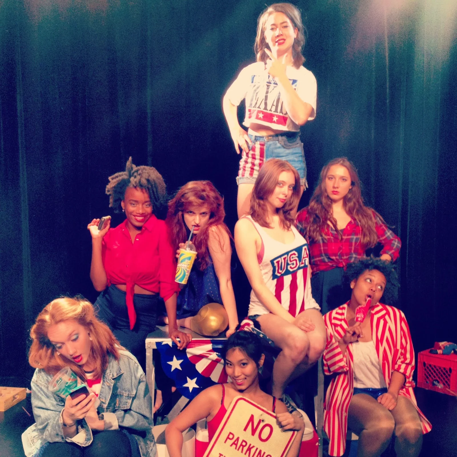 Cast photo from the run at the theater school at depaul university. 