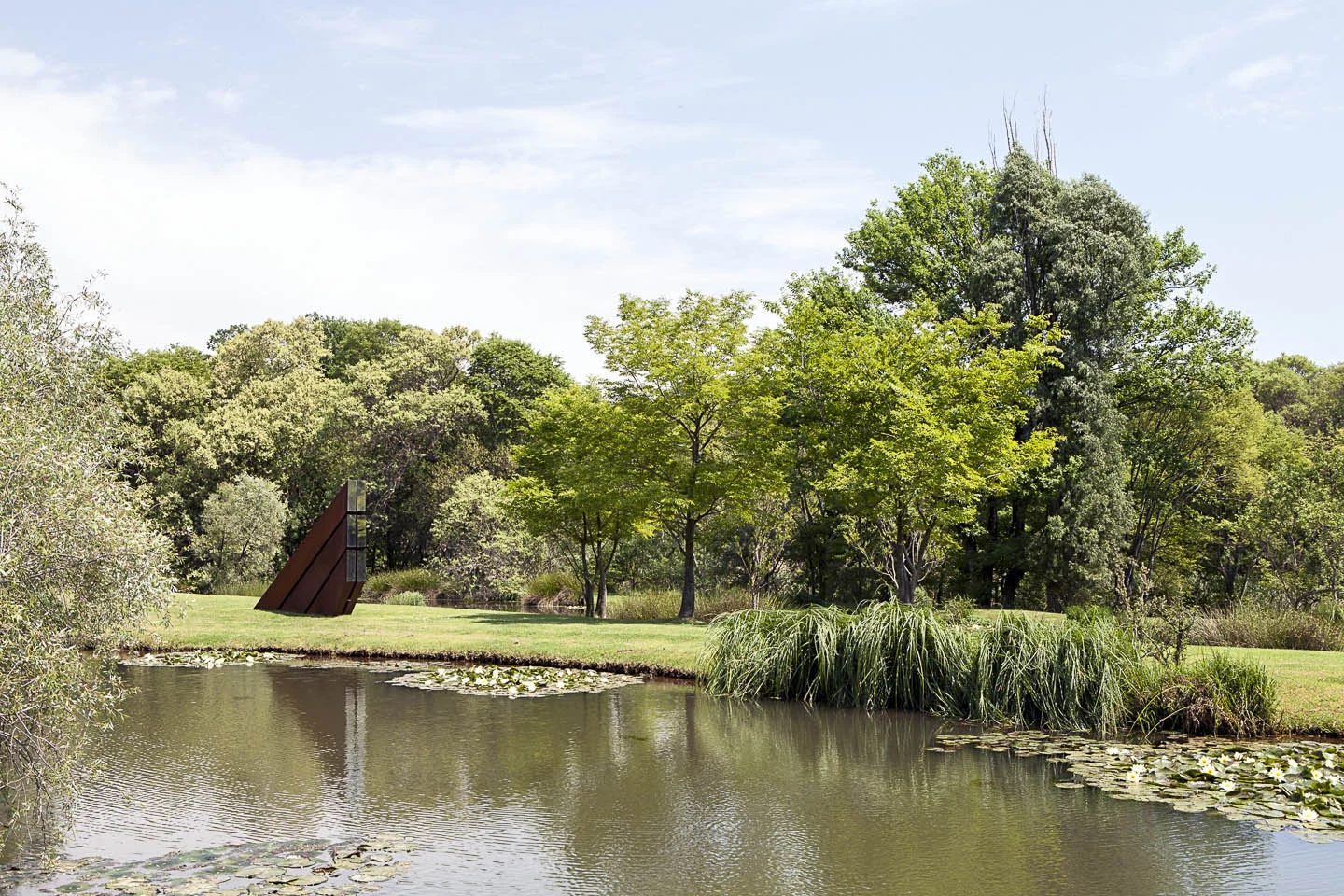 FACE THE SUN- Nirox Sculpture Park, Johannesburg Mild Steel, Stainless Steel 2740mm X 4271mm X 716mm | 107" X 168" X 28" EDITION OF 3 +1 AP 2015