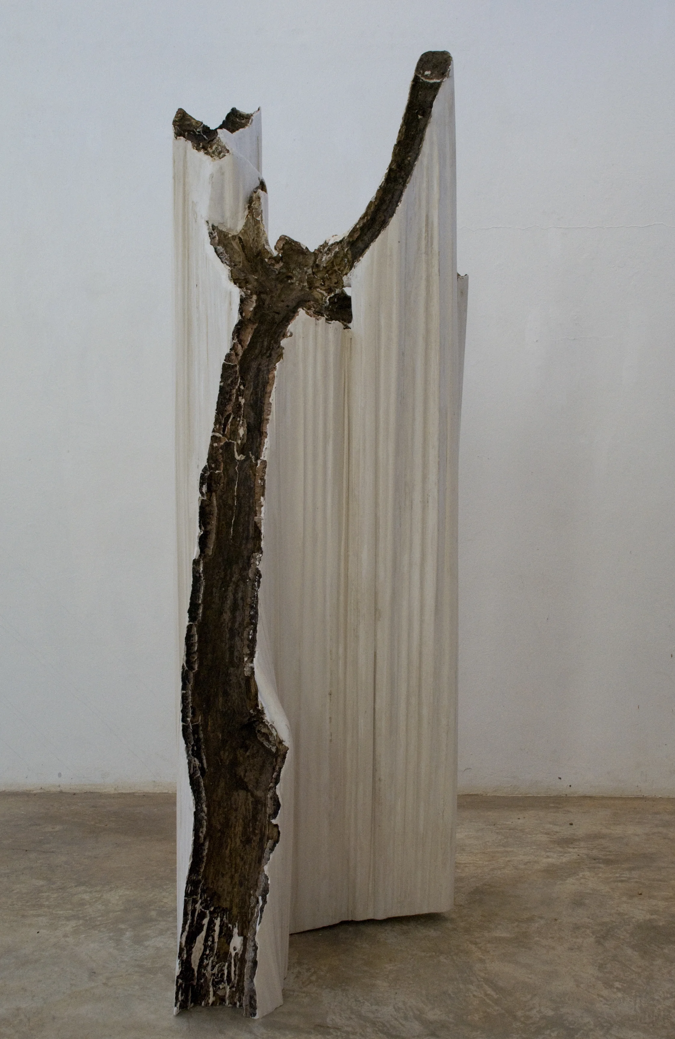 Tree , 2012, Polymer Gypsum and Fibreglass, 81" X 30" X 44" | 207 X 76 X 110cm Rock , 2012, Polymer gypsum, Fiberglass, 23" X 26" X 48" | 59 X 65 X 123 cm Spier Collection