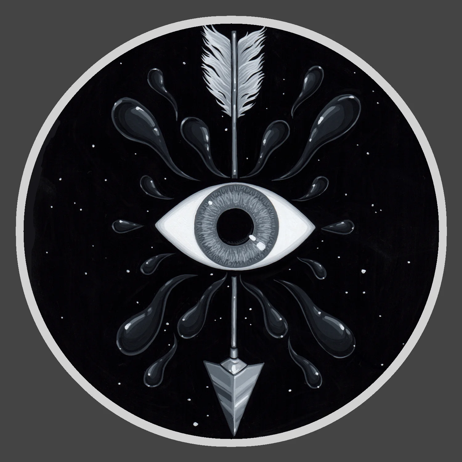 Borrowed dust is an art zine collecting black and white work from 2014 into the beginning of 2015.