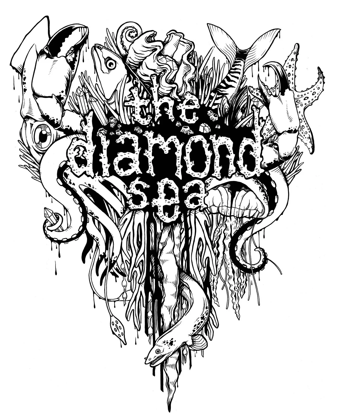 Shirt Design for the Diamond Sea 2012