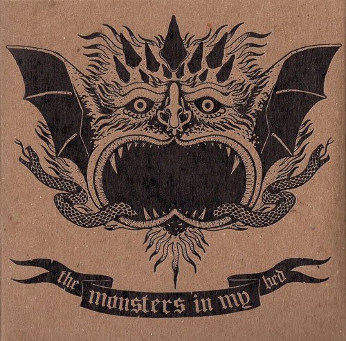  CD cover art for the Monsters in My Bed by Katy Otto 2014 