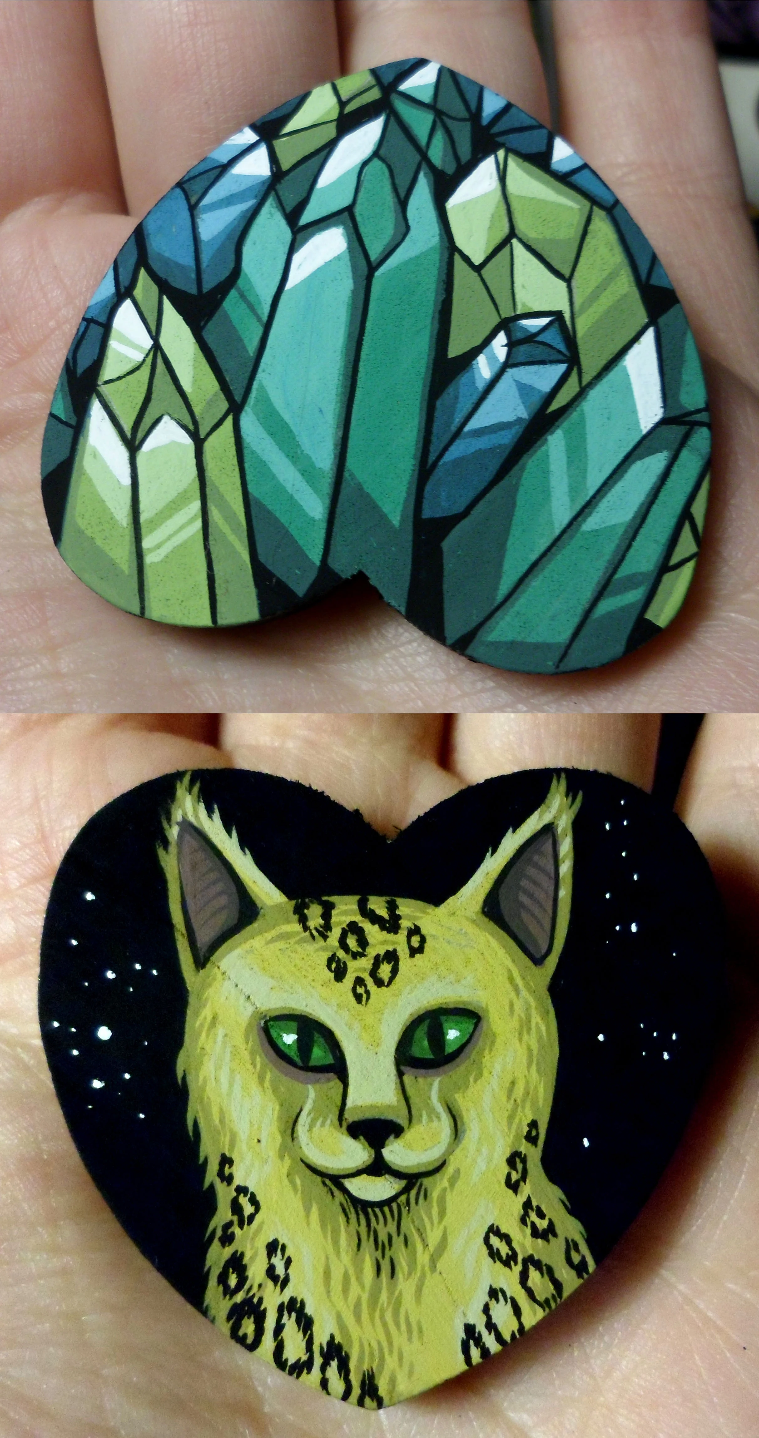 Painted pins