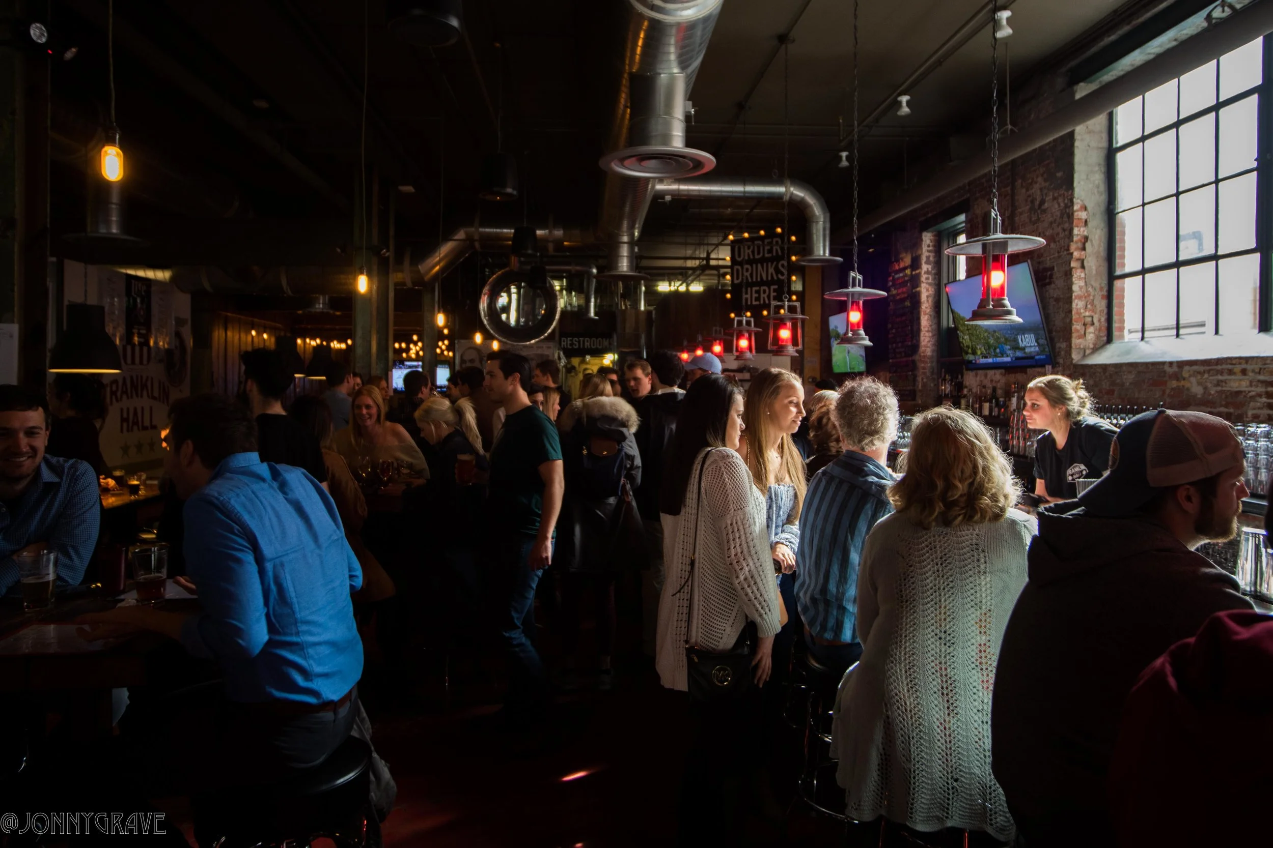 Franklin Hall — Tin Shop Bar & Restaurant Development Washington, D.C.