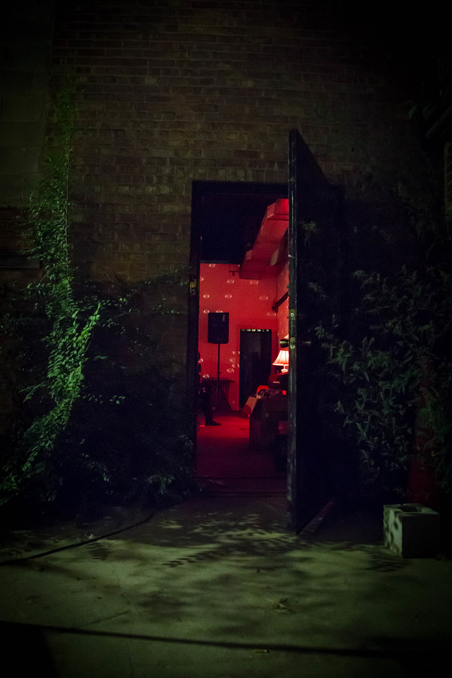 Once the sun set, guests were invited inside the bunker for a 5 course meal featuring dishes like the 'Tuna Cha Cha Tin Can Conga', and 'Clash of the Musu-Beasts' featuring bomb shelter favorites like canned tuna and Spam.
