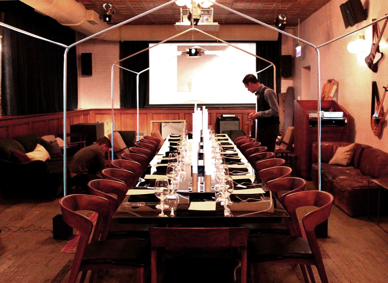 We then created a menu to keep guests questioning themselves. With unconventional items like sweet breads and cow tongue, we asked what is and isn't food, and why?