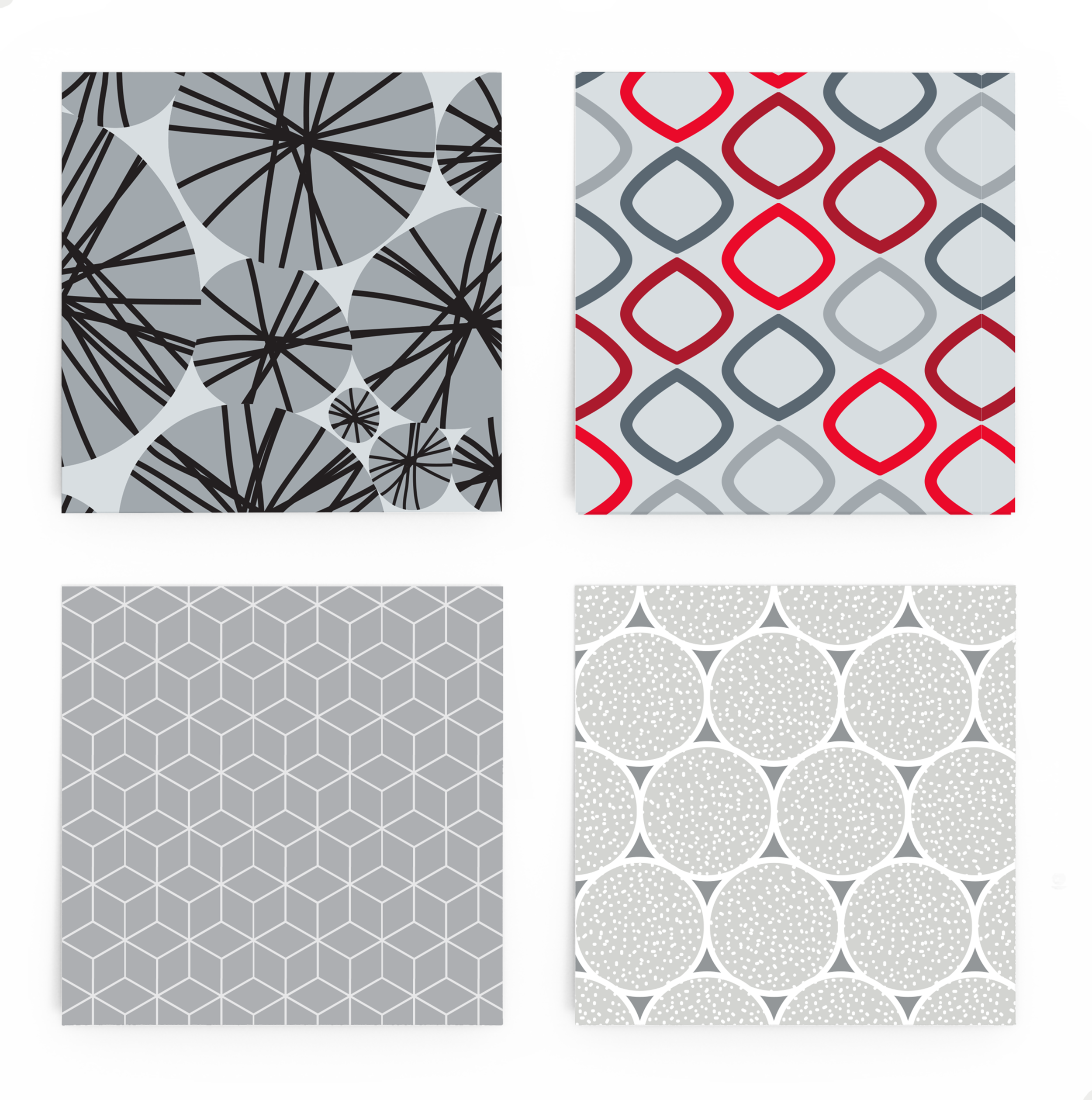 From a functional standpoint, most of these pattens are designed to negate stains and the wear and tear of children in order to keep the product looking good from one generation to the next.