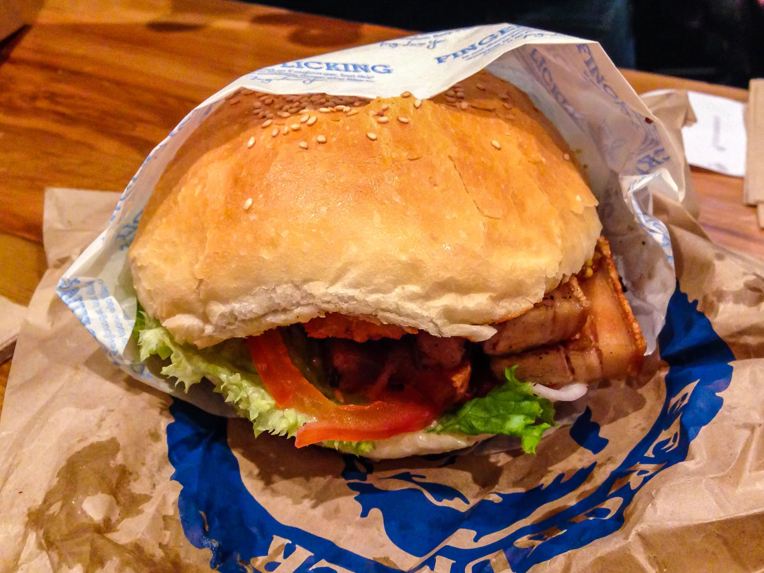 Chief Wiggum from Fergburger in Queenstown.