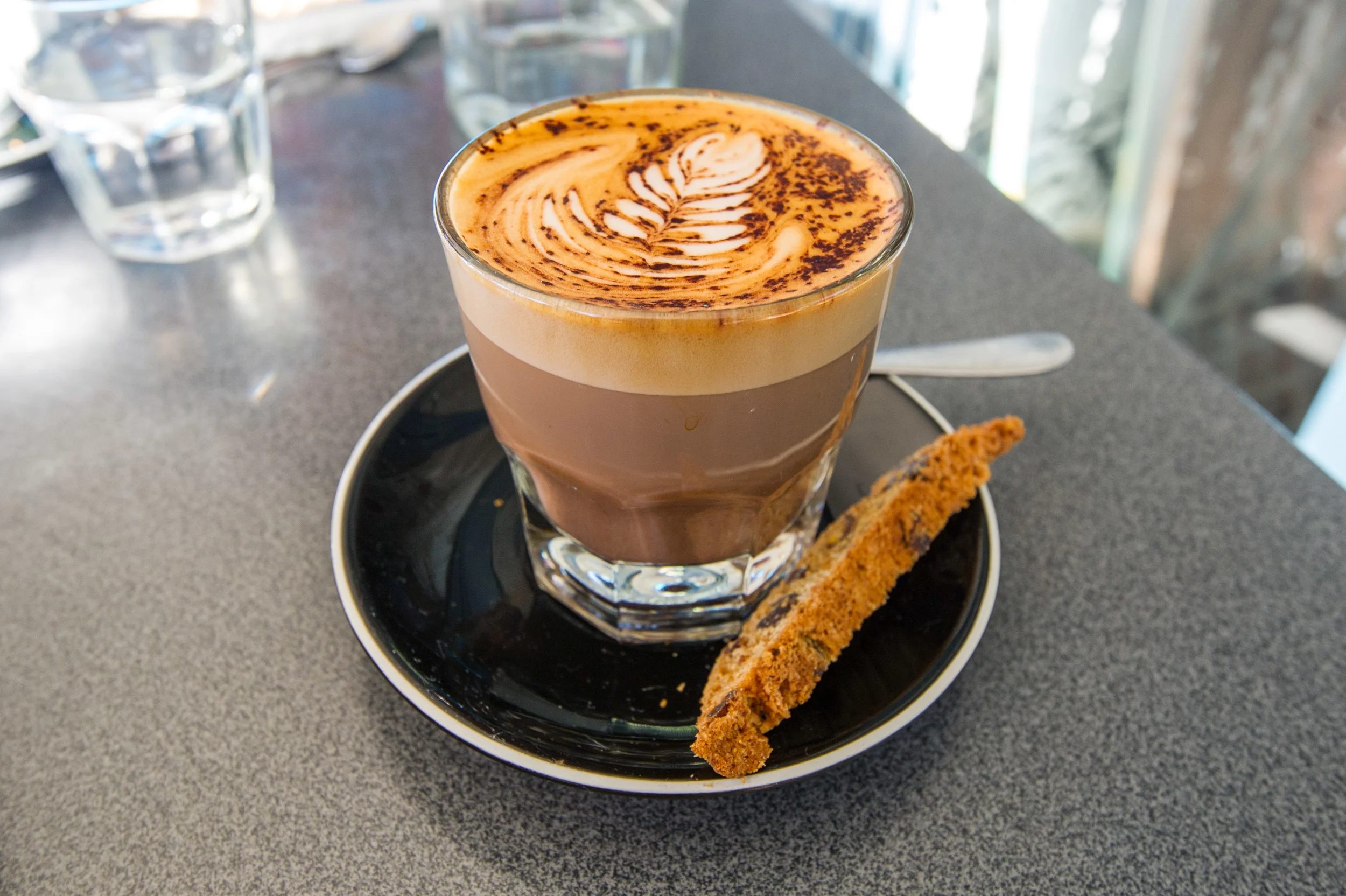 Mochaccino from Oceanside Cafe.