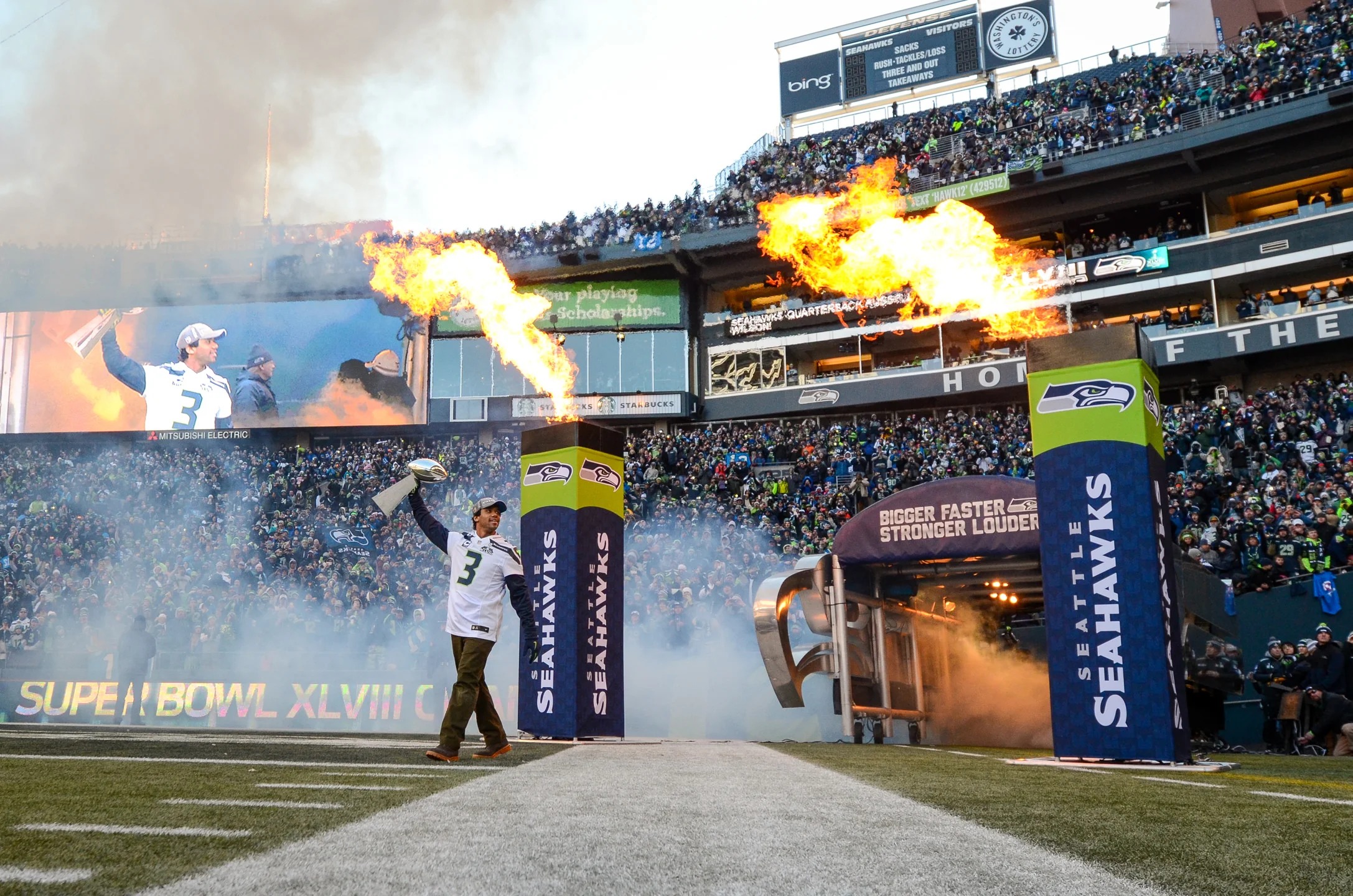 Russell Wilson Seahawks Super Bowl Victory