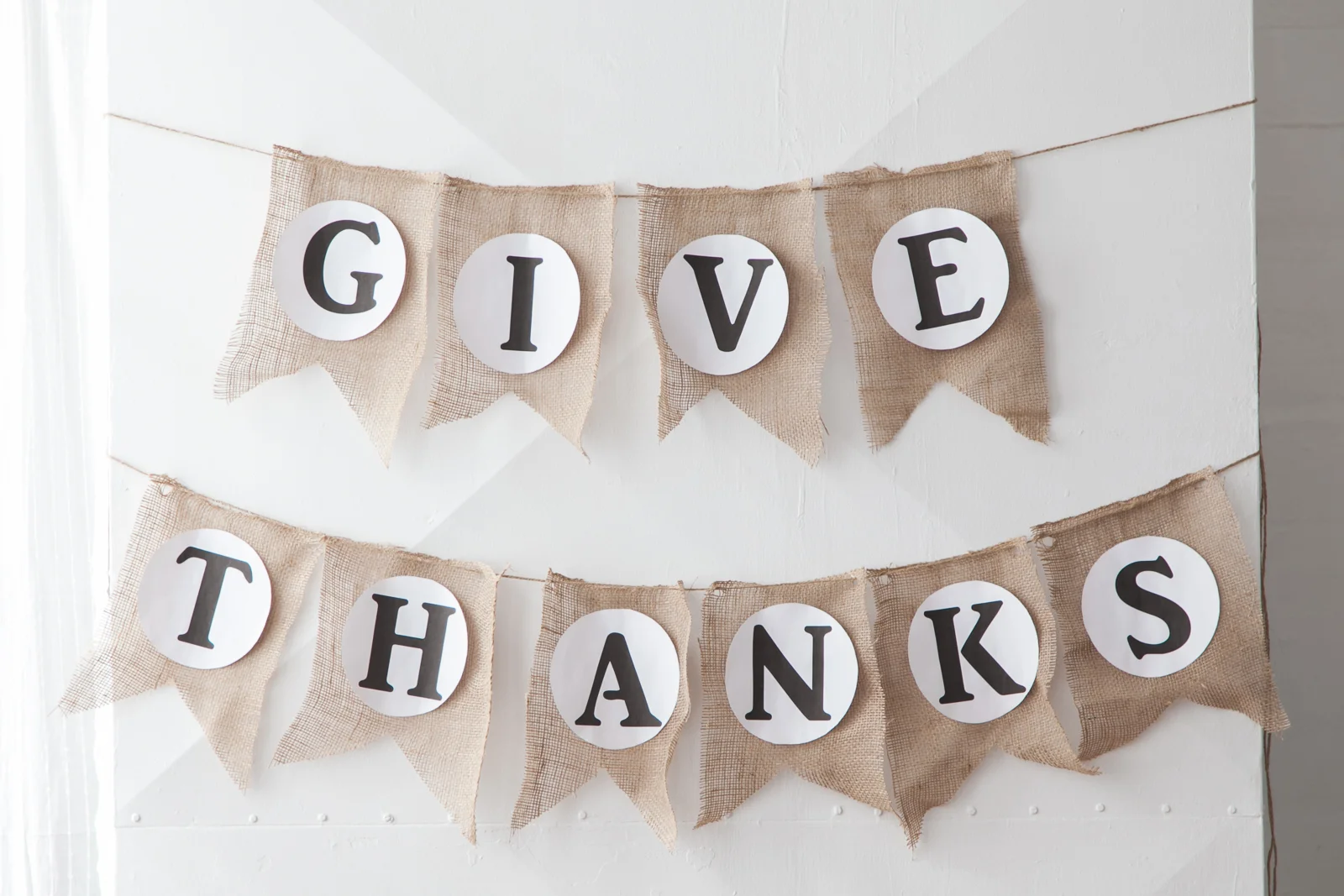 How to: DIY Bunting for Thanksgiving