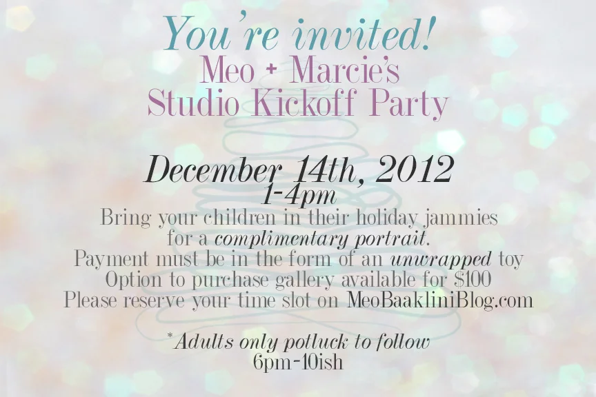 Meo + Marcie's Studio Kickoff Holiday Party!//Benicia Family Photographer