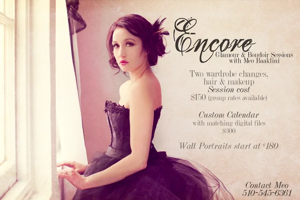 Presenting, Encore. Glamour & Boudoir Sessions/Benicia Boudoir Photographer