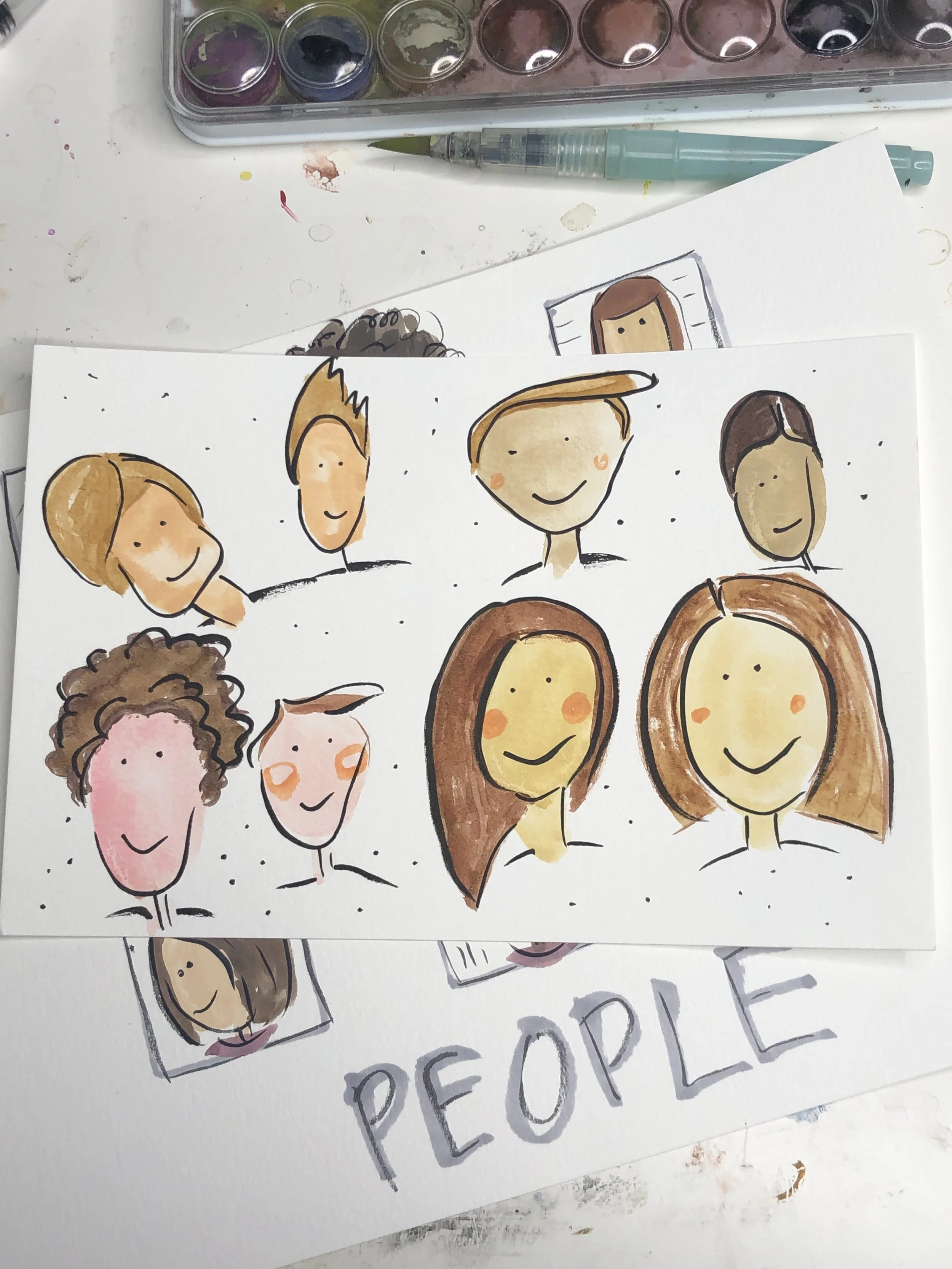 Custom Cartoon Portraits