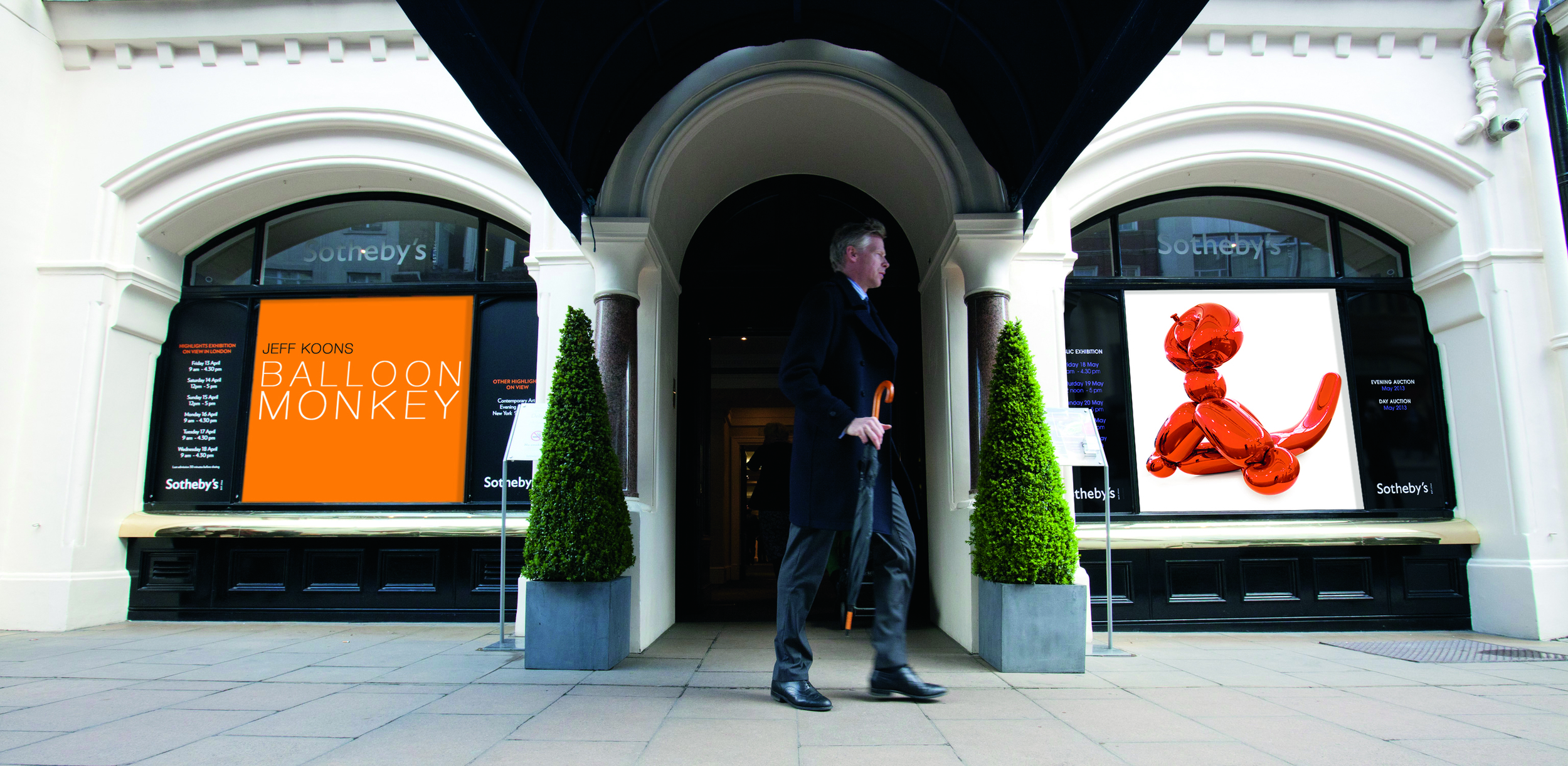 Sotheby's London: Outside Auction Promotional Wall Poster