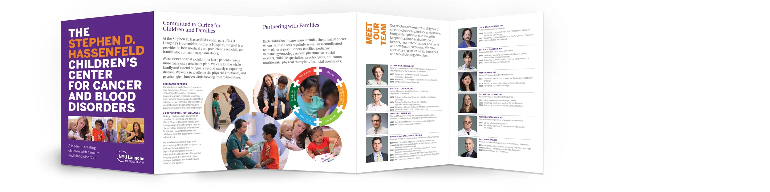 NYU Langone: Hassenfeld Children's Center Informational Brochure