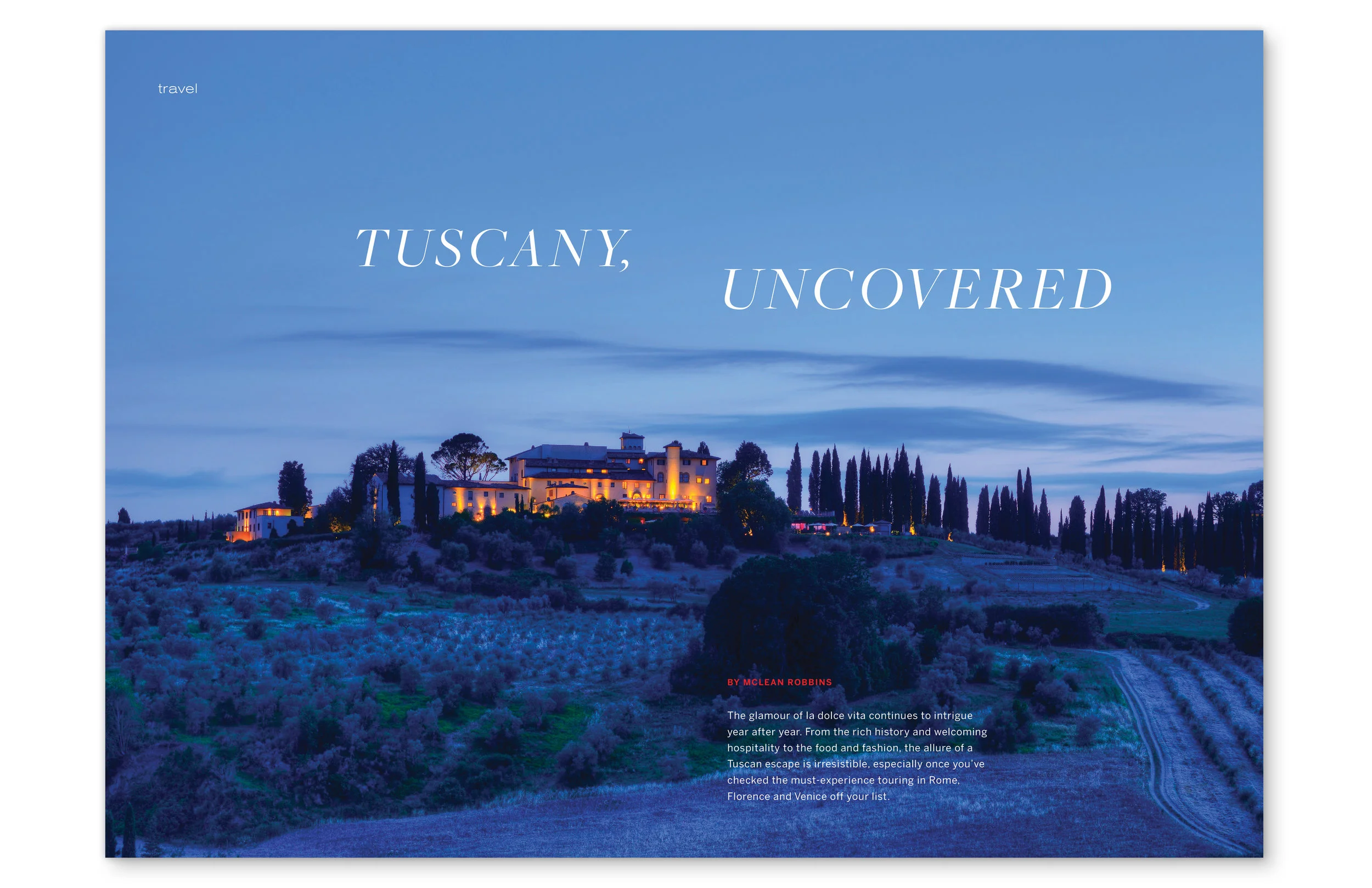 Woodbury Magazine Luxury Travel