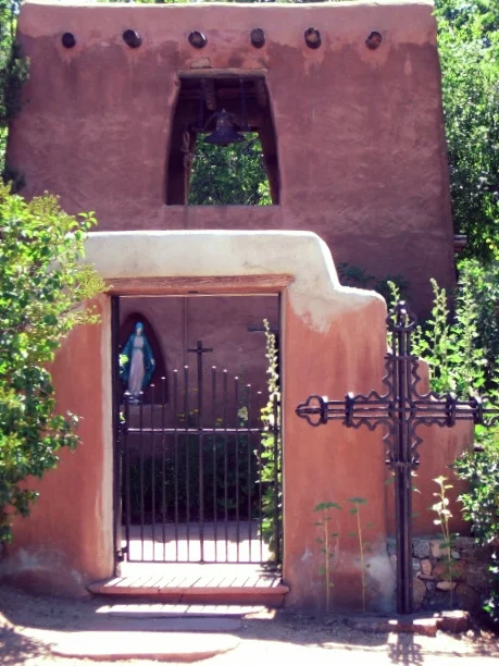 Chapel gate at La Barbaria Ranch, NM