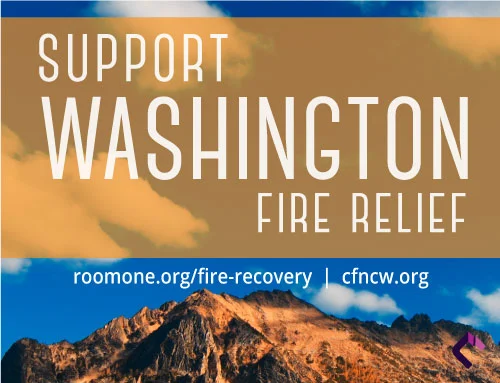 Support Washington Wildfire Relief - September Calendar Wallpaper