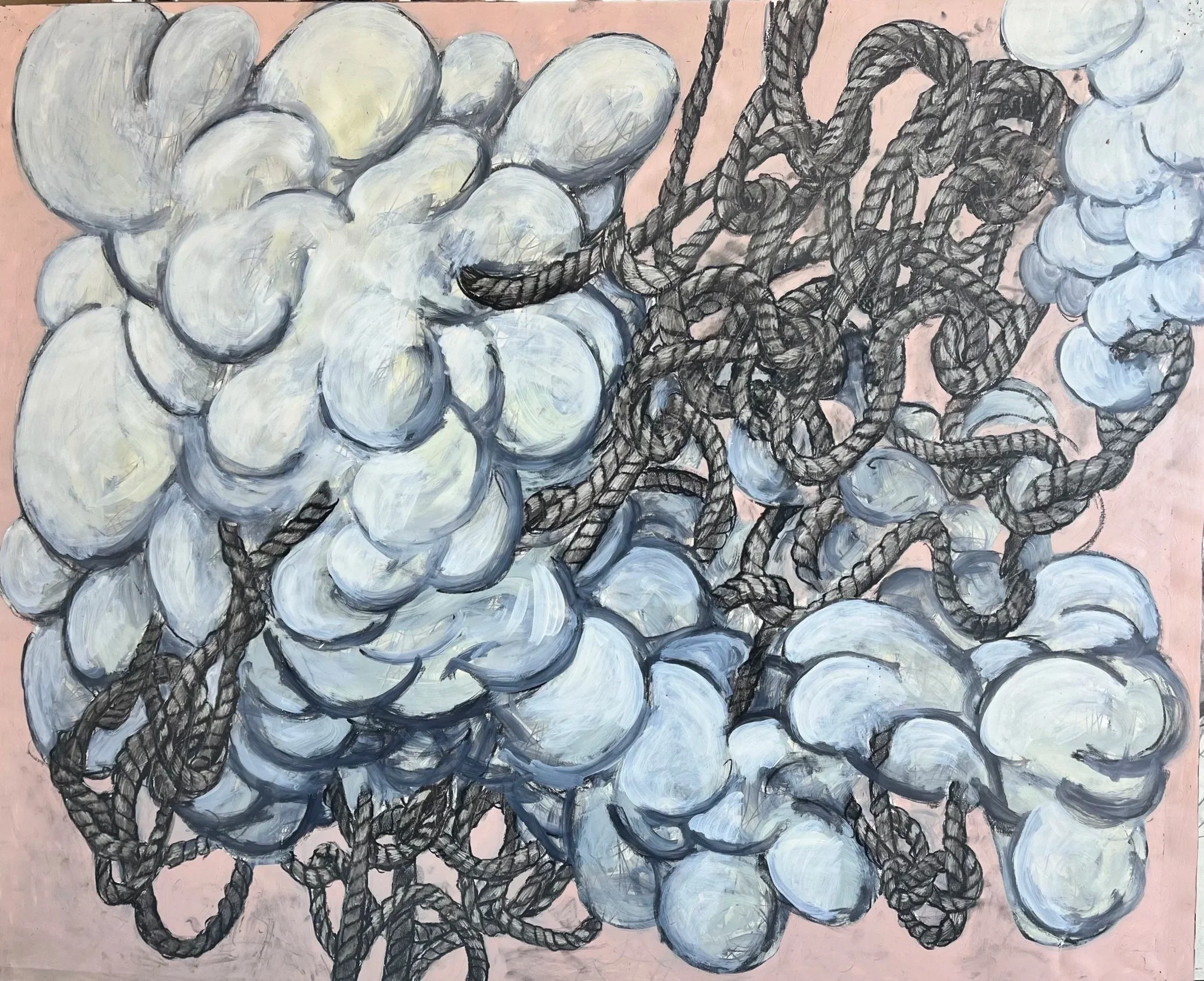 Untitled, ropes in clouds