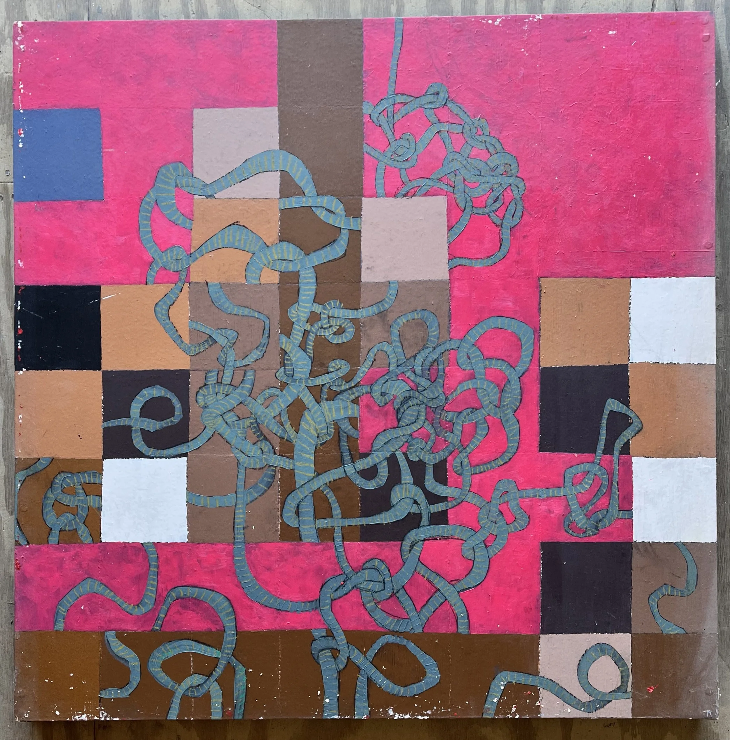 Untitled, knots and squares