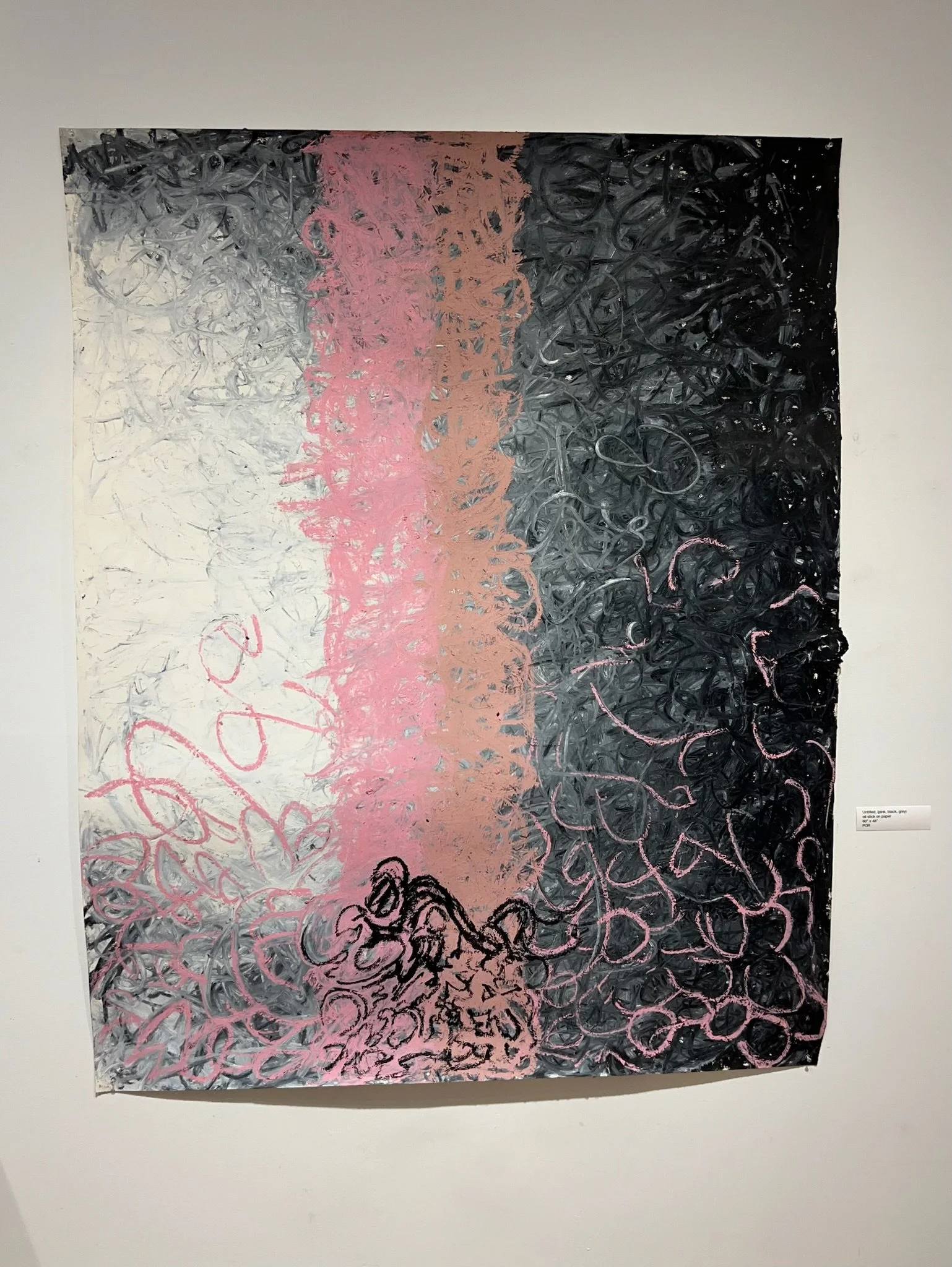 Untitled with pink stripe