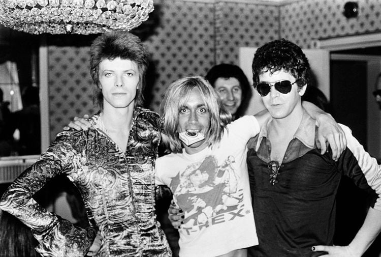 David Bowie, Iggy Pop y Lou Reed
