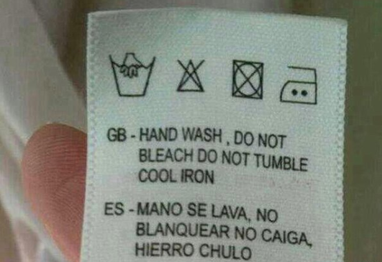 Twitter: @DiegoJParra “Hand is washing, no whitening no falling, iron cute.”