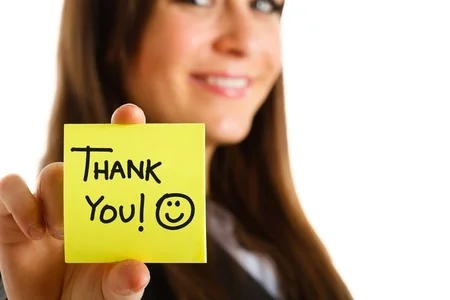 A simple "thank you" can mean a lot and it costs nothing to give.
