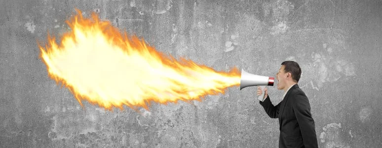 When people blow smoke at you, don't fan the flames. Stay calm, ignore the bait and stick with the facts and principled arguments.