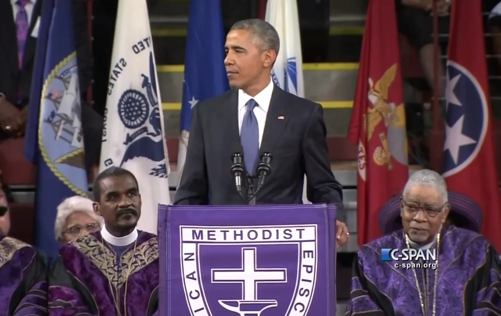 President Obama gave the eulogy for state Senator Clementa Pinckney, in perhaps the most stirring speech of his career. 