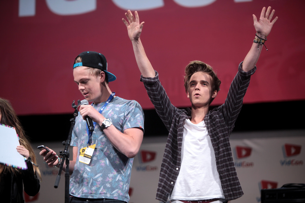 YouTube stars Caspar Lee and Joe Sugg are parlaying their massive online following into gigs in TV and film. It's a bold example of the huge personal branding potential for anyone with their own YouTube channel. 