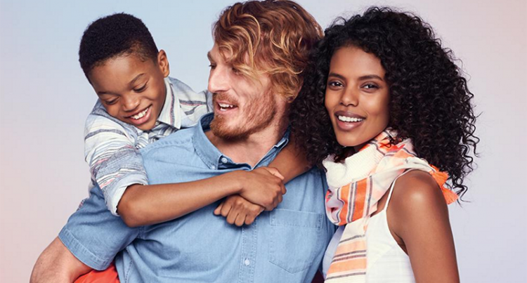 Old Navy tweeted this photo of a multiracial family wearing Old Navy clothes last month, sparking a racist backlash online. The situation highlights the risk involved in socially responsible marketing. Even seemingly harmless ads can ignite a storm of criticism. 