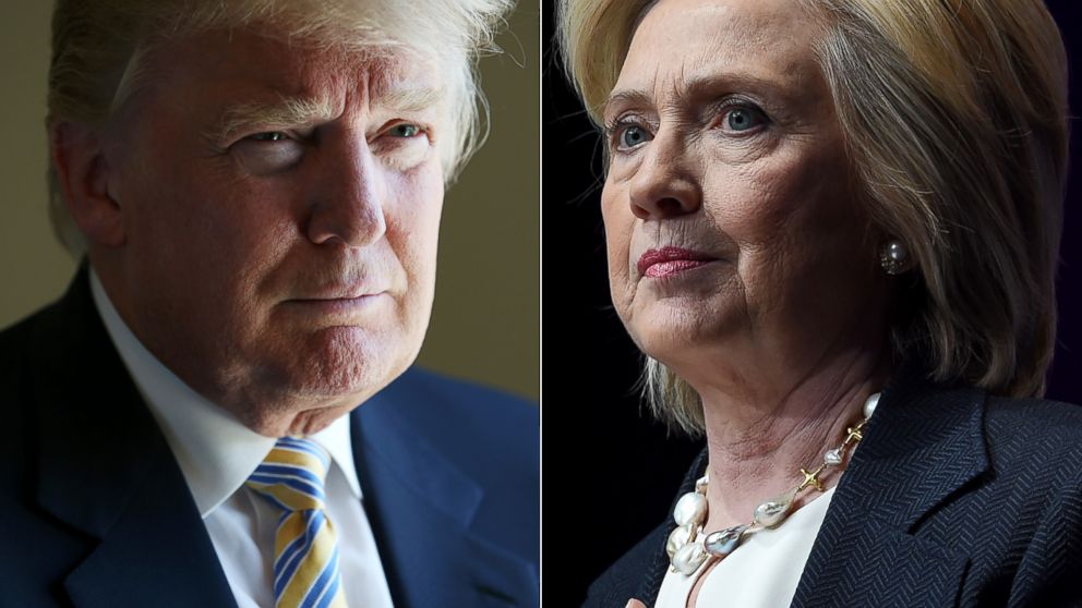 Presumptive presidential nominees Donald Trump and Hillary Clinton displayed markedly different reactions to Sunday's mass shooting at a gay night club in Orlando.