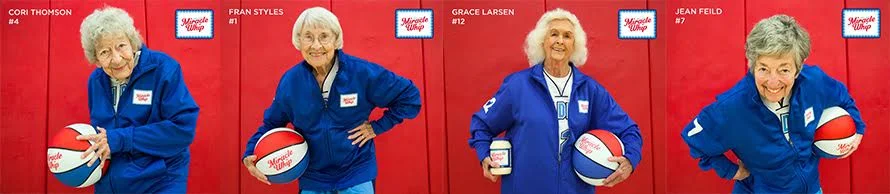 San Diego Splash team members have their own cards sporting basketballs bearing the Miracle Whip logo.