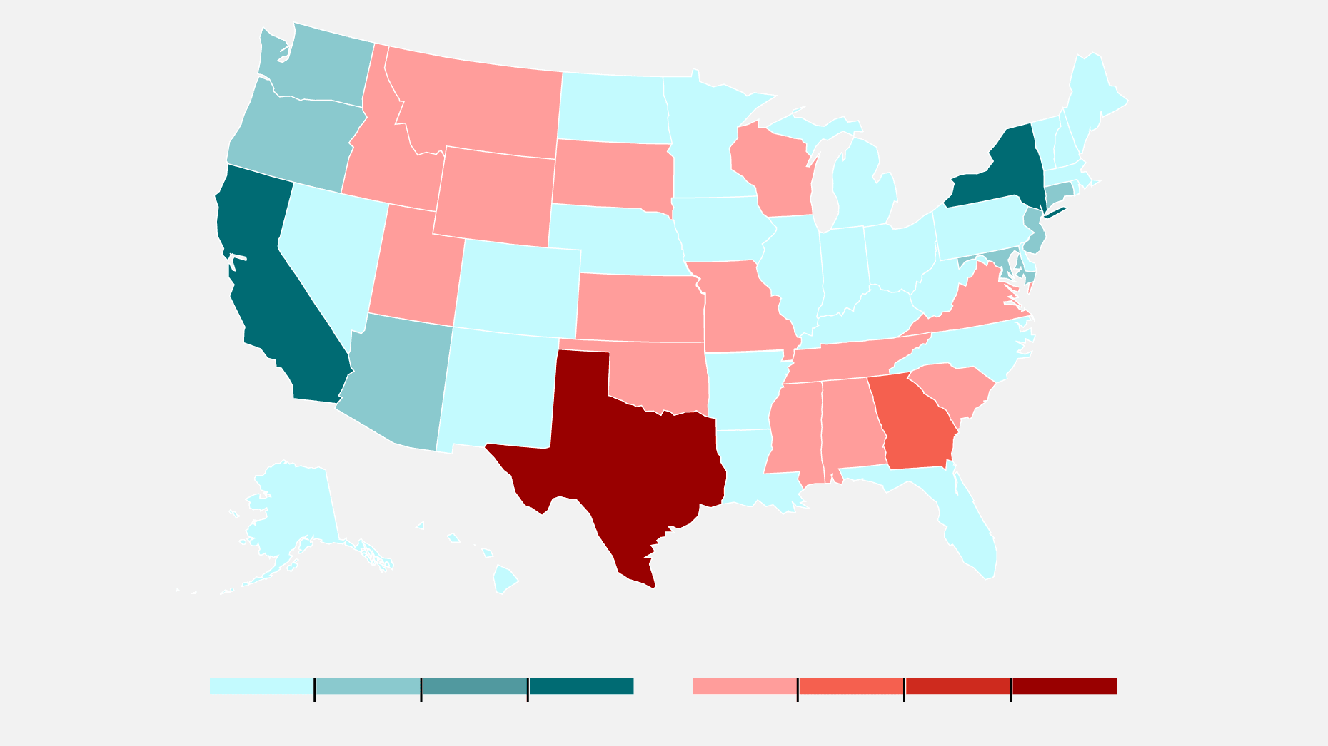 CNN posted a map showing how the latest Senate GOP effort to repeal and replace the Affordable Care Act would affect states such as Oregon and Washington that expanded their eligibility for Medicaid coverage. Other states that are billion-dollar losers under the GOP proposal include California, Ohio, Pennsylvania and Michigan.