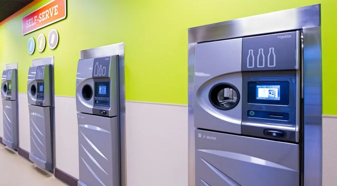 Oregon is moving toward regional beverage container redemption centers that feature units capable of accepting aluminum cans and glass and plastic bottles.