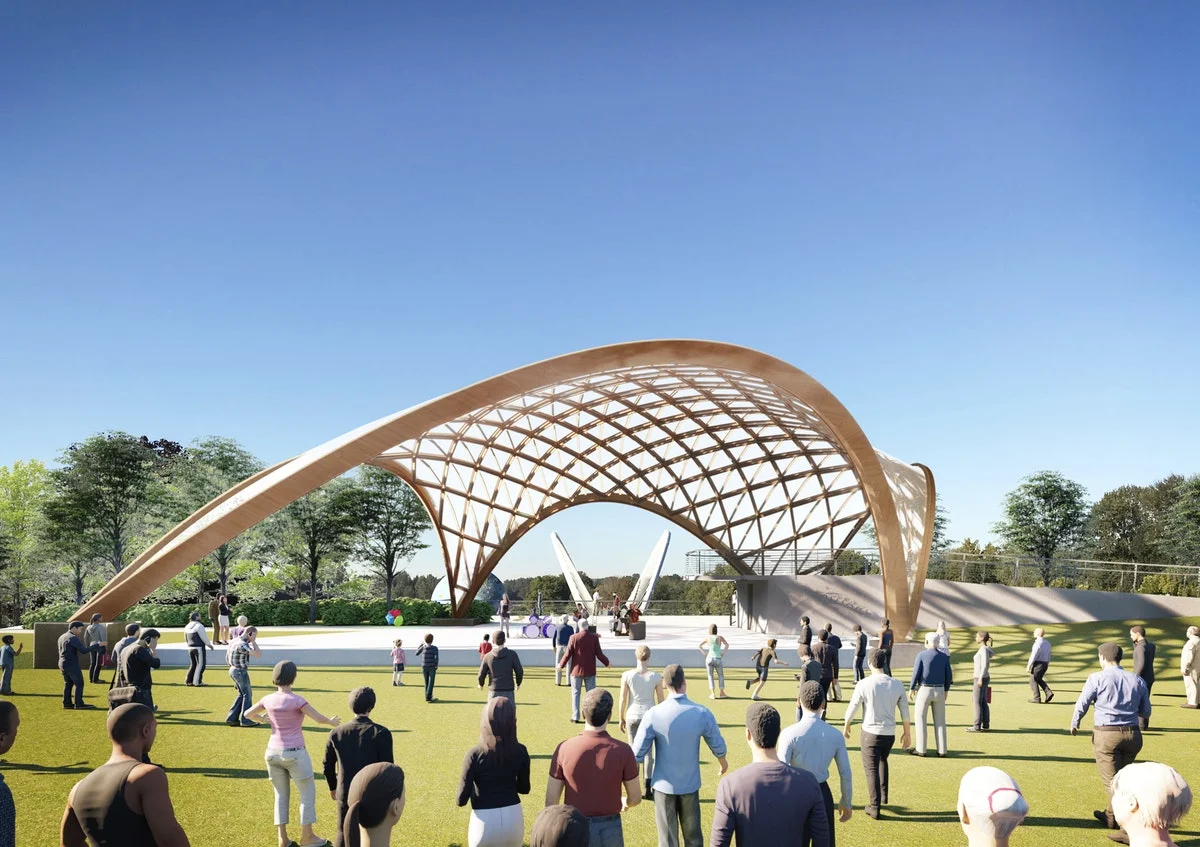 The uniquely designed Gerry Frank/Salem Rotary Amphitheater, which should be completed in the fall of 2020, will become an iconic part of the capital city’s riverfront and a major cultural and entertainment venue.