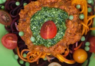 Spiraletti Pesto Marinara - Raw and delicious