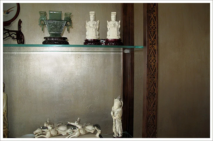 Antique Silver: Gilding project. Private residence. NYC. Designer: Yaelle Yoran-Wastin.