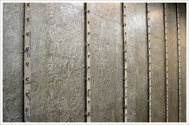 Pewter Damask: Urban Outfitter’s store. Chicago, IL.