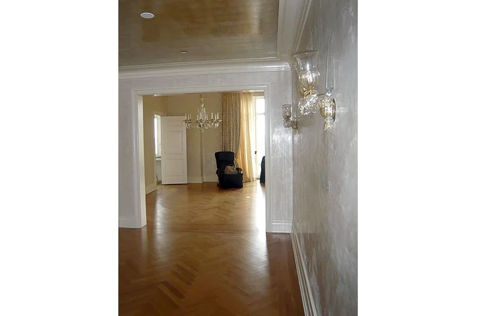 Pearl Marmorino: Private residence at 15 Central Park West, NYC. Design and architecture by Robert A.M. Stern Architects.