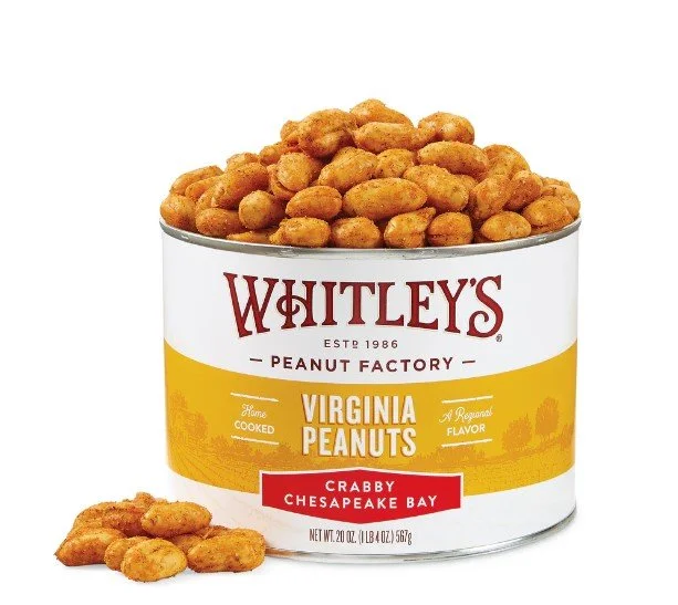Whitley's Crabby Chesapeake Bay  Virginia Peanuts 12oz