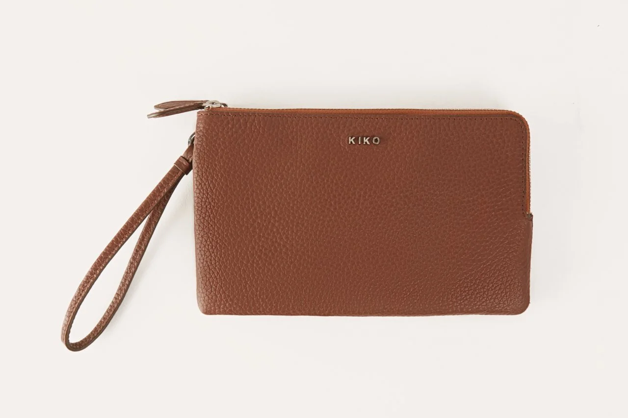 Kiko Leather Large Wristlet