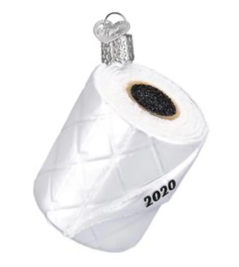 2020 Toilet Paper Ornament Old World Christmas