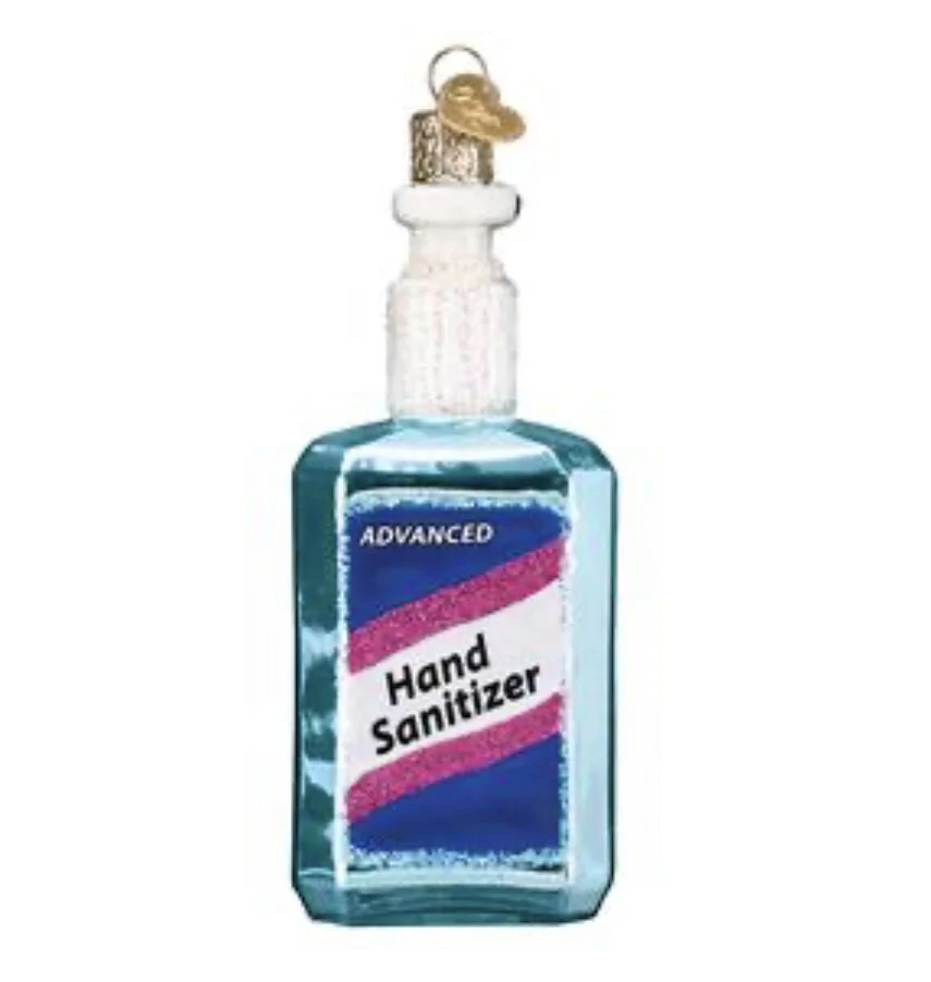 Old World Christmas Hand Sanitizer Christmas Ornament