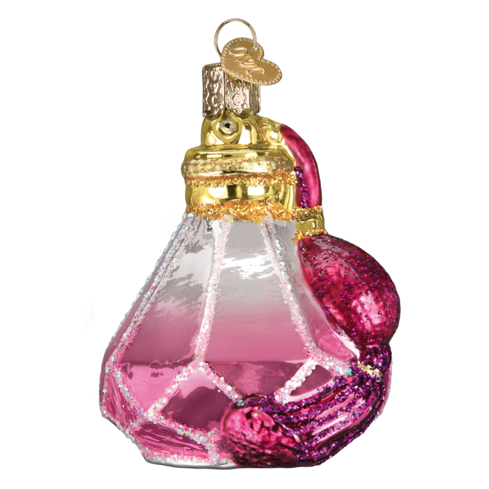 Holiday Ornament Love Potion Glass Ormanent Romance Perfume Bottle